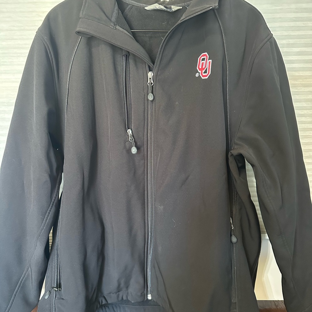 Men’s Black Jacket with OU Logo
